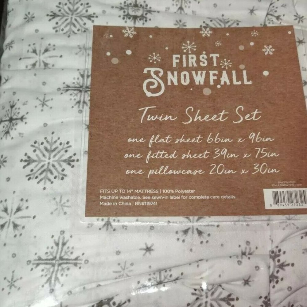 Twin sheet set new